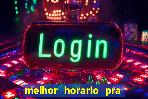 melhor horario pra jogar fortune rabbit